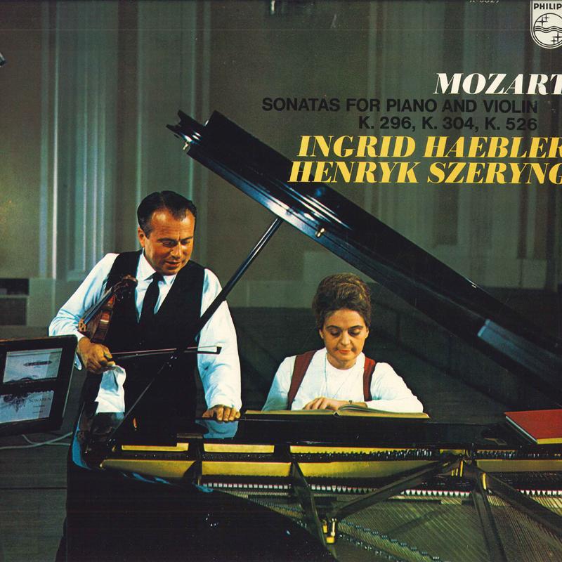 LP Record HENRYK SZERYNG, INGRID HAEBLER - Mozart: Sonatas For Piano And Violi X8629 PHILIPS 1978 Japan Obi Classical Used