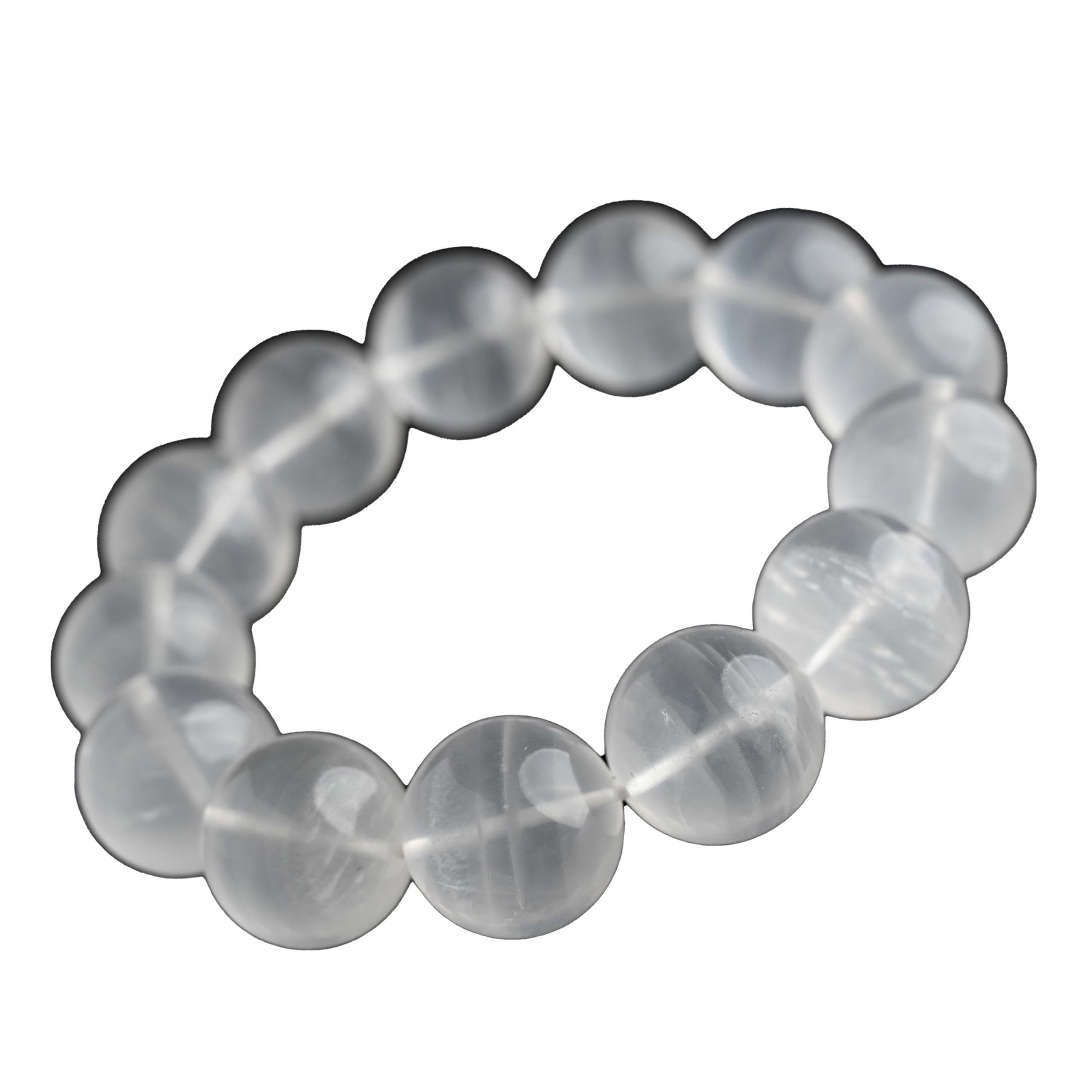 

Эйгадо Лемюрийский Семенной Кварц 18 примерно 16см внутренний естественная сила удача Браслет, бусины, 17.5мм каждая, диаметр, камень, камень, шарм, белый