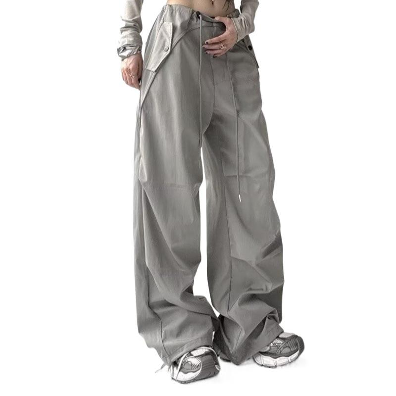 2024 Unisex Çok Cepli Dış Mekan Günlük Düz İş Kıyafetleri Pantolonu