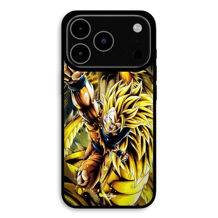 Coque Pour iPhone 17 Pro Son Goku Super Saiyan SSJ3 Attaque point Dragon Maniacase