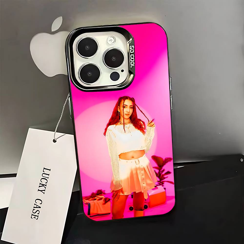 Singer D-De La R-Rose Hot Phone Case For iPhone 16,15,14,13,12,11,Pro,XS,Max,Plus,Mini,SE Black Candy Matte Shockproof Cover