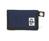 Recycled Small Wallet with Card Slots and Coin Wallet, Tri-fold Purse, CH60-3570 (N001 Navy)