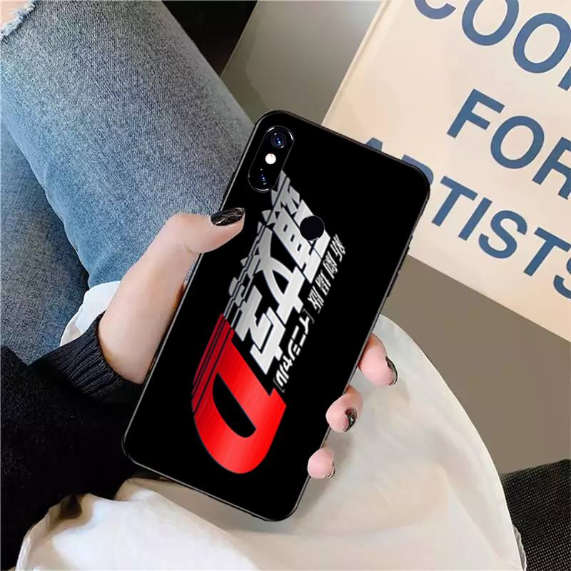 Initial D AE86 Cartoon Auto Luxus Design Abdeckung Telefon Fall Für Xiaomi Redmi Hinweis 7 8 9 t max3 s 10 pro lite