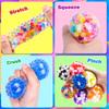 2/4Pcs Squishy Balls for Kids Adults Stress Relief Small Squeeze Fidget Balls Set Autism Hyperactivity Increase Entertainment