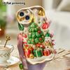 Phone Case: 2D Flat Design, Fits iPhone 18, 17, 16, 15, 14, 13 Pro, Christmas Christmas Tree, Christmas Halloween, Perfect Holiday Gift