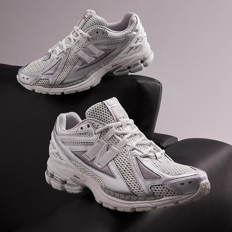 NEW BALANCE Dad Shoes Men's Women's Spring Retro Breathable Thick-Tread Multi-Purpose Mesh-Textured Casual Sports Shoes M1906RCB