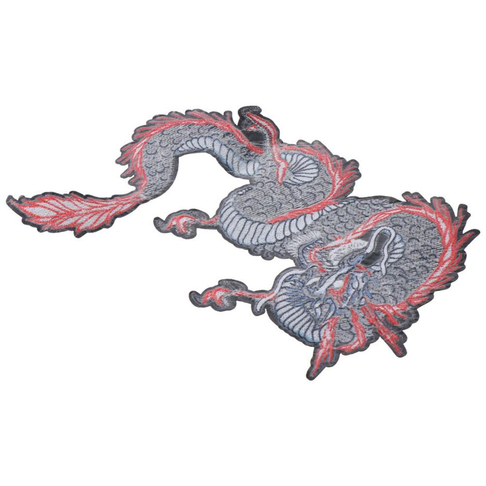As Shown in The Picture Black Dragon Sew Iron on Patch Embroidery Sew on Patches   For Clothing