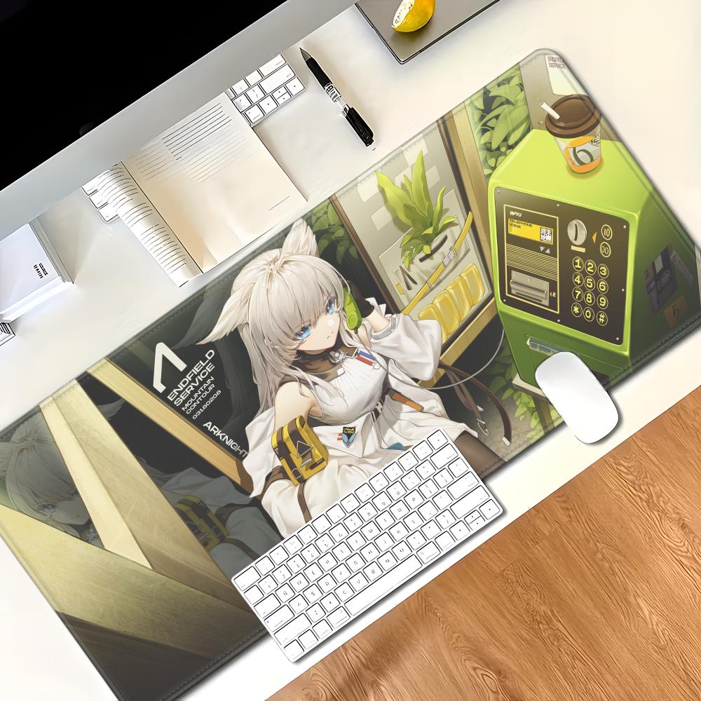 Arknights:Endfield game Beautiful patternsOffice Computer Desk Mat Table Keyboard Big Mouse Pad Laptop Cushion Nonslip Decor