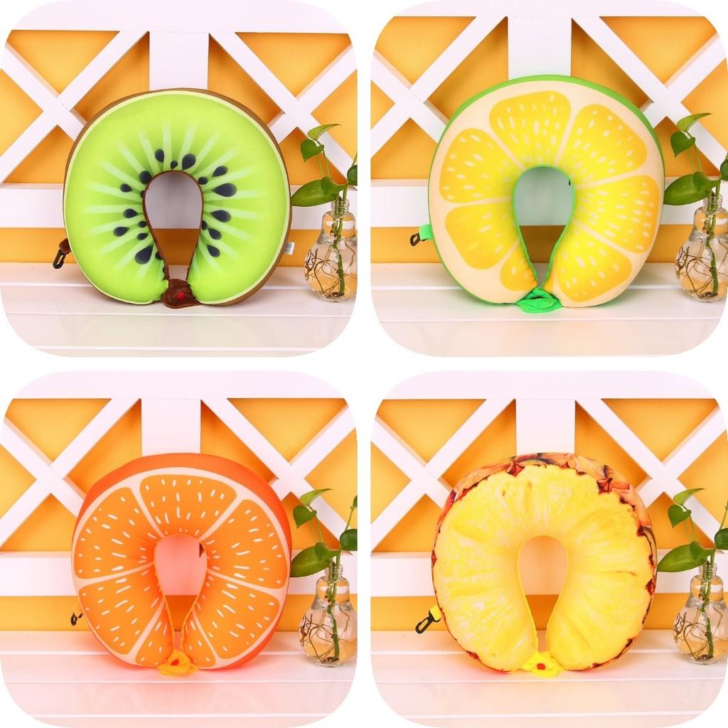 Fruit Pattern U Shaped Neck Pillow Gift Plush Material Daily Supplies Travel