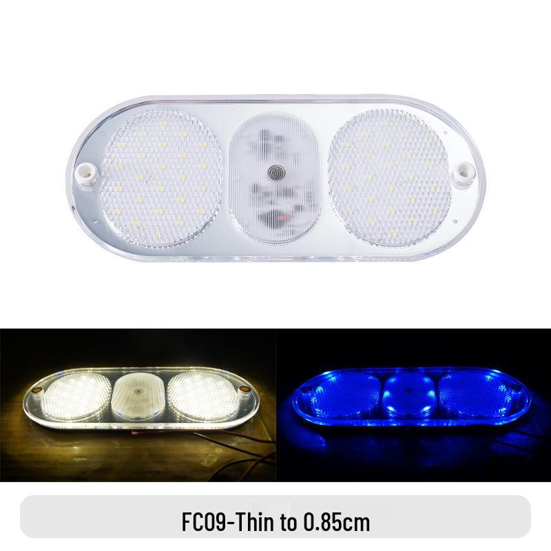 Dual-Color RV LED Interior Light: Roof, Reading, and Truck Cabin Compatible