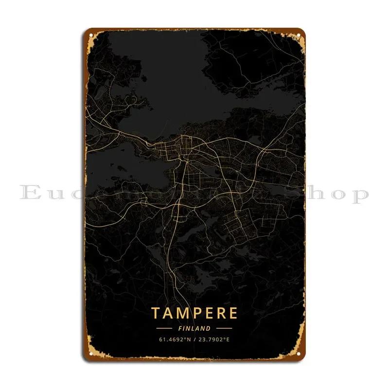 Tampere Finland Metal Plaque Poster Design Party Garage Custom Garage Tin Sign Poster 20x30cm(7.8x11.8inch)