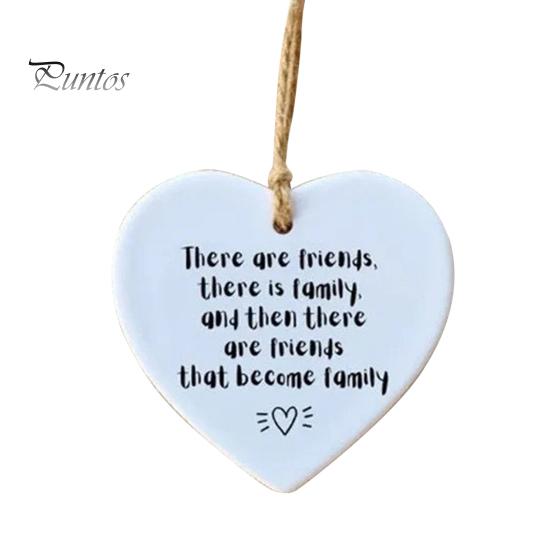 Friendship Ornaments for True Friends Star/Heart Shape Friendship Keepsake Hanging Plaque Christmas Souvenir Gifts for Women Sisters