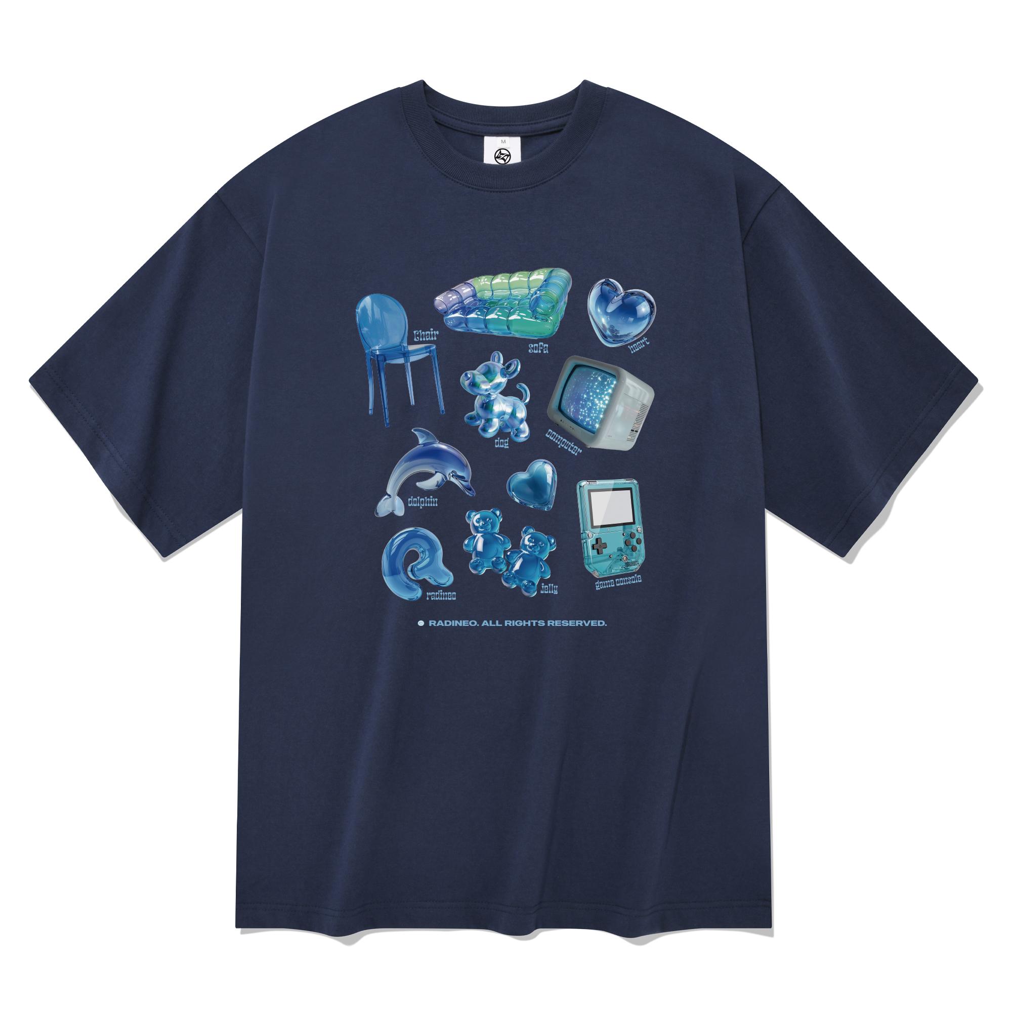 Radineo Blue Collector Short Sleeve T-Shirt Navy Navy (Navy)/L
