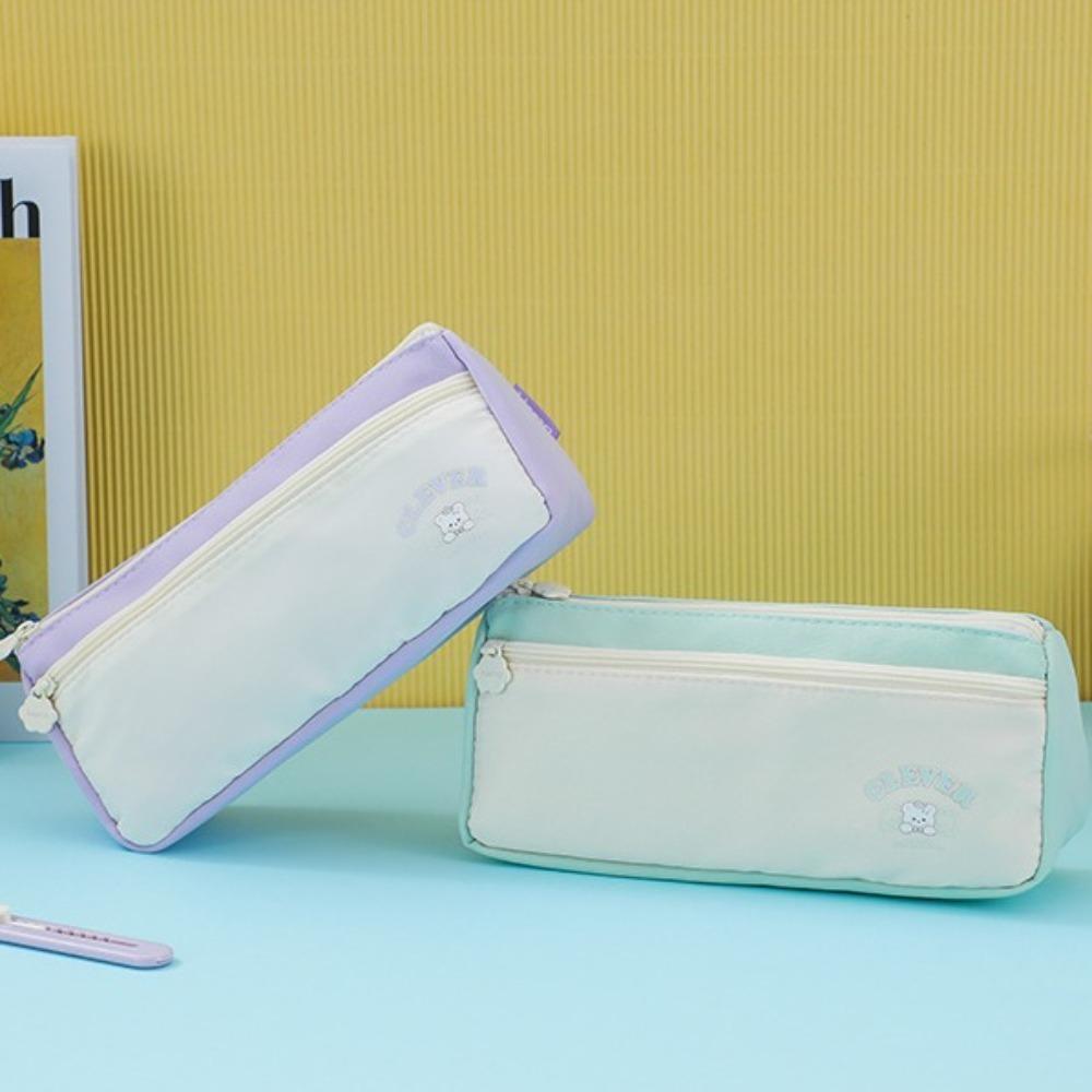 Cartoon Bear Y2K Stationery Bag Desktop Storage Large Capacity Korean Pencil Case Aesthetic Y2K Ins Ins Pencil Pouch