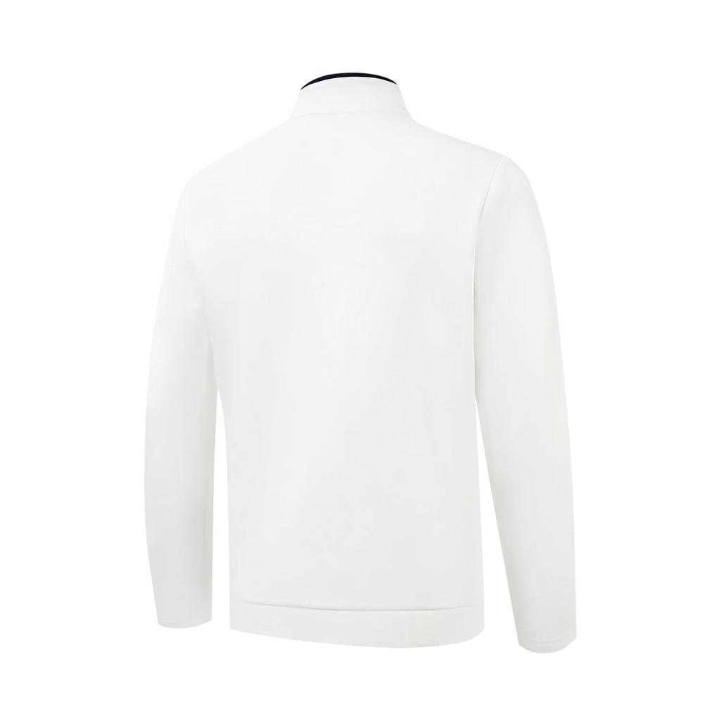 Li Ning Group Purchase Series Sports Stand Collar Zipper Comfortable Versatile Casual Simple Color Block Sweatshirt Men sweatshirt AWDVB03-1