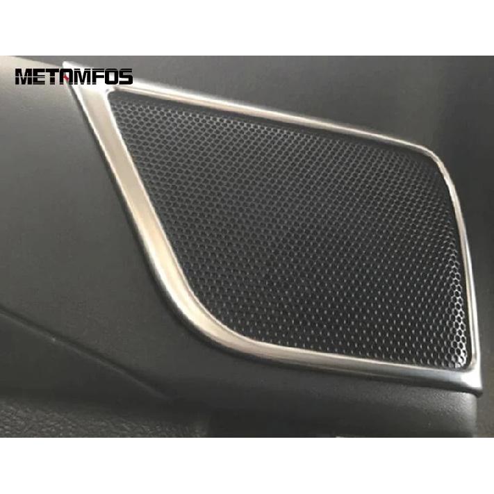 For Toyota Alphard Vellfire 2016-  Carbon Fiber ide Door Loudspeaker Audio Speaker Cover Trim Accessories Car Styling
