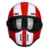 Best-selling fiberglass small helmet body retro helmet for motorcycle cruising, scooter, full-face helmet for men and women