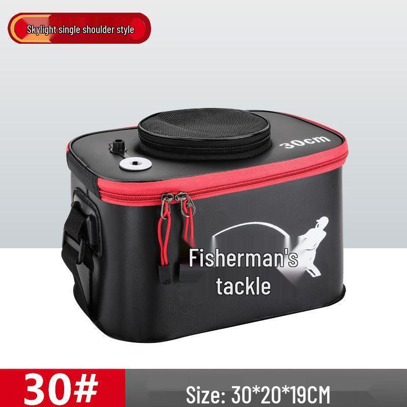 Collapsible Fishing Bucket for Live Fish - Durable and Thickened Fish Keeper Box