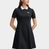 FILA Polo Pompido Center Collaboration Knitted Polo Dress Women Dresses Black F11W438307FBK