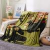 1 Pezzo Coperta in Flanella con Stampa Cartone Animato, Alta Qualità Confortevole per Tutte le Stagioni, Decorazione per la Casa, Calore e Comfort, Perfetta per Regalo di Natale Compleanno