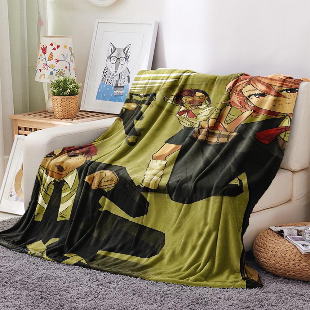 1 Pezzo Coperta in Flanella con Stampa Cartone Animato, Alta Qualità Confortevole per Tutte le Stagioni, Decorazione per la Casa, Calore e Comfort, Perfetta per Regalo di Natale Compleanno