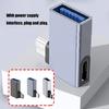 Space Saving Right Angle USB A to MicroUSB OTG Converters Direct Charging And Peripherals Control On Smartphones Tablets
