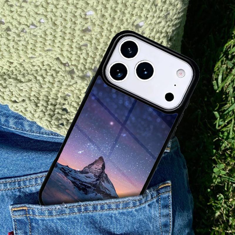 Star Lake Mountains Phone Case For iPhone 17 AIR 16 Pro Max 15 14 Pro 11 12 13 Shockproof Silicone Cover