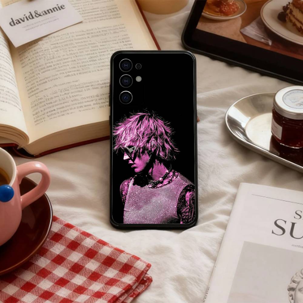 Rock Music M-MGK Kelly Phone Case For Samsung S 25,24,23,22,30,21,10,9,Ultra,Plus,Lite,FE,4,5 G Soft Black Case