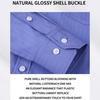 Camicia casual da uomo stampata scozzese da lavoro Camicia a maniche lunghe elasticizzata