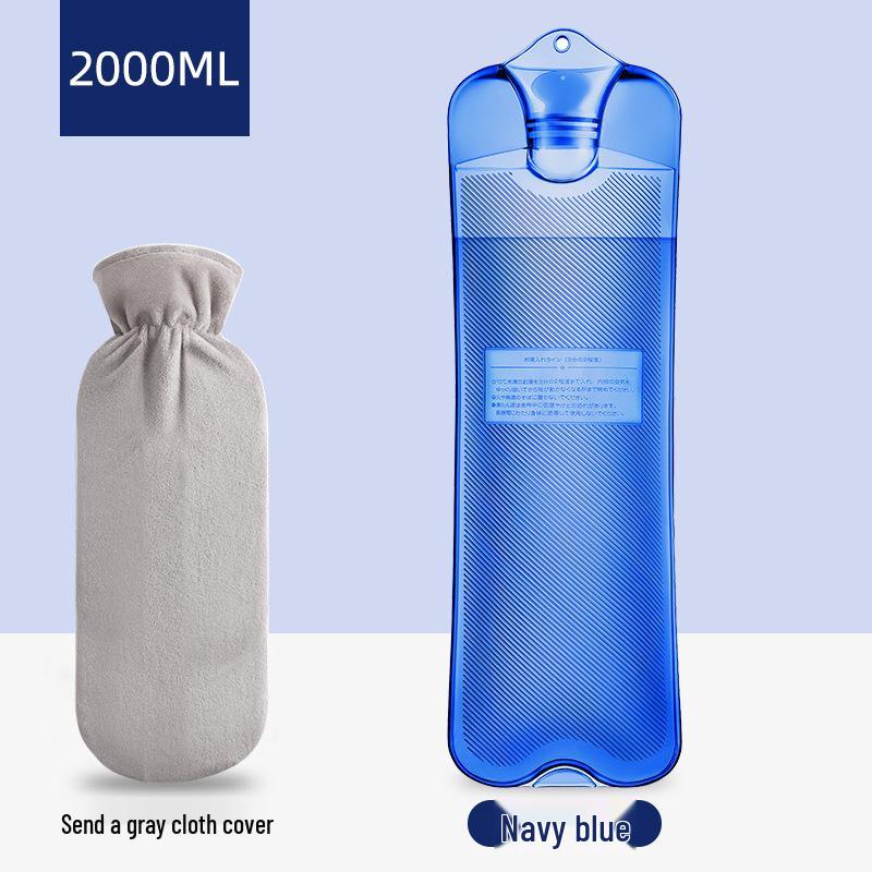 Long PVC Hot Water Bottle Hand Warmer & Massage Bag