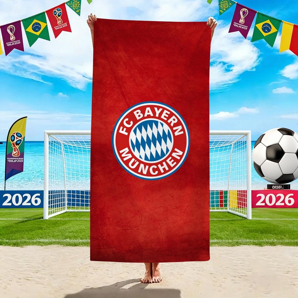 World Cup Beach Towels, Us-Canada-Mexico Football Team Microfiber Quick-Drying Absorbent Bath Towels, Sports Towels