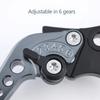 1Pair CNC Aluminum Alloy Motorcycle Brake Handle Motorbike Modification Brake Handle Motorcycle Clutch Drum Brake Lever Handle