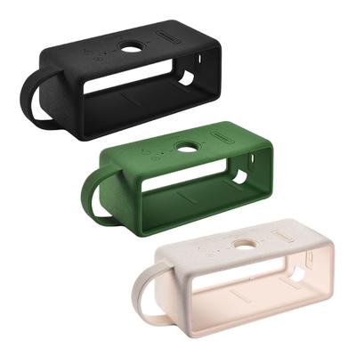 Portable Loudspeaker Silicone Case Protective Cover Skin for Embt 3 Dustproof and Shockproof Sleeve with Handle