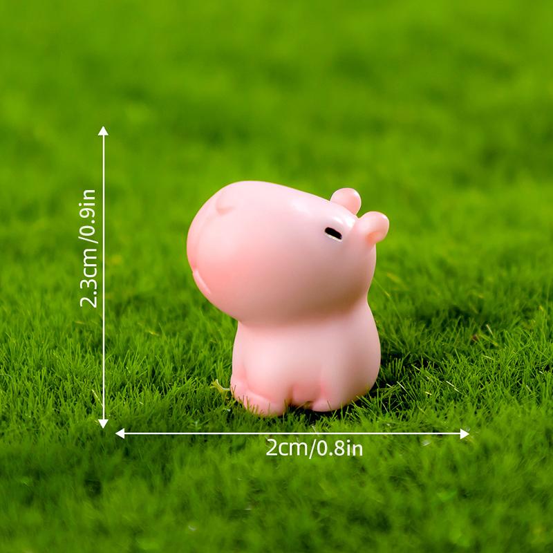 Miniature Capybara Mini Kapibare Action Figures Hot Capybara Model Home Decoration Kids Gift Diy Micro Landscape Ornament