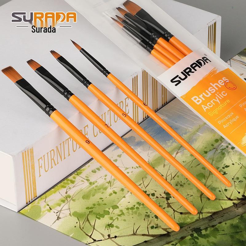 Portable Multi-functional Silicone Folding Water and Brush Washing Bucket with Retractable Pen Holder for Painting Supplies