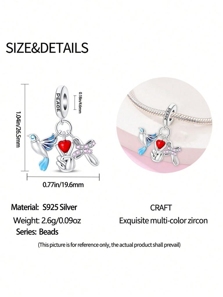 Charm Plata Colorful Butterfly Little Boy Bead Copper Plated Fits Copper Genuine Bracelets For Jewellery Crafting DoItYourself Charms