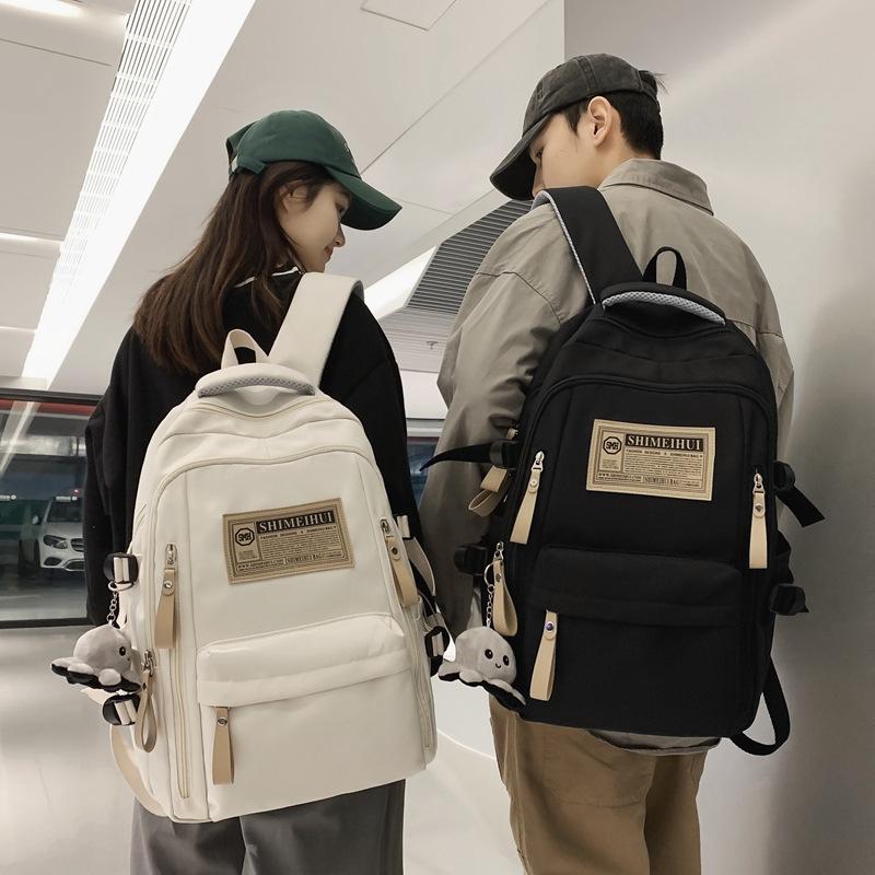 New Unisex Daily Backpack Schoolbag For Students Women College Computer Backpack Large Capacity High School Schoolbag