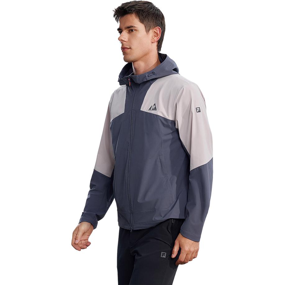 FILA Explore Woven Outdoor Sports Windproof Lightweight Packable Long Sleeve Jacket Men jackets A11M627708F-DY