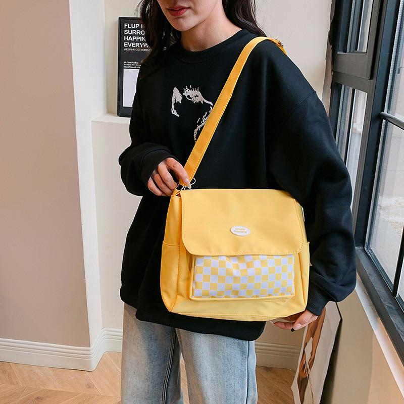 Trendy Nylon Messenger Bag With Unique Design Ideal For Daily Use And School Activities