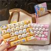 Cartoon Animal 26 Grids Keyboard Clicker Keychain Cute Fidget Bag Pendant  Office