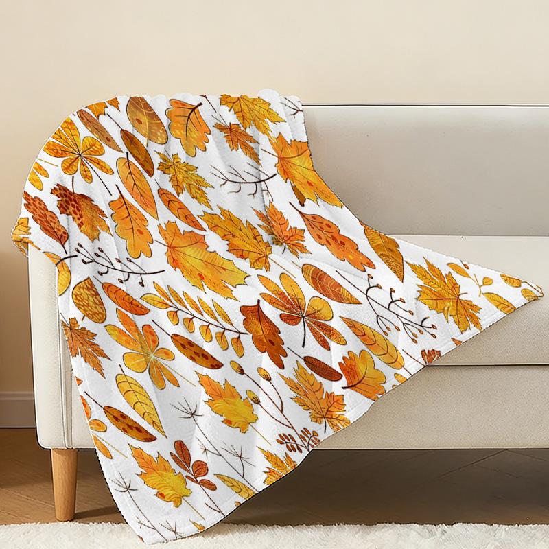 Printed Flannel Fleece Blanket, Soft & Skin-Friendly Cozy Throw, Warm for Home, Dorm & Winter Use