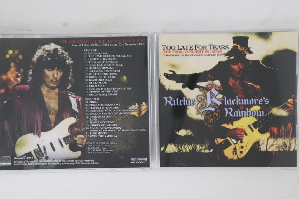 CD RITCHIE BLACKMORE'S RAINBOW - Too Late For Tears Final Concert In SHADES534 SHADES Japan Rock Used