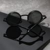 Polarowe Okrągłe Okulary Przeciwsłoneczne ND9 Regulacja Przyciemnienia Mężczyźni Kobiety Retro Punk Męskie Okulary Wędkarskie Outdoorowe Osłony UV400