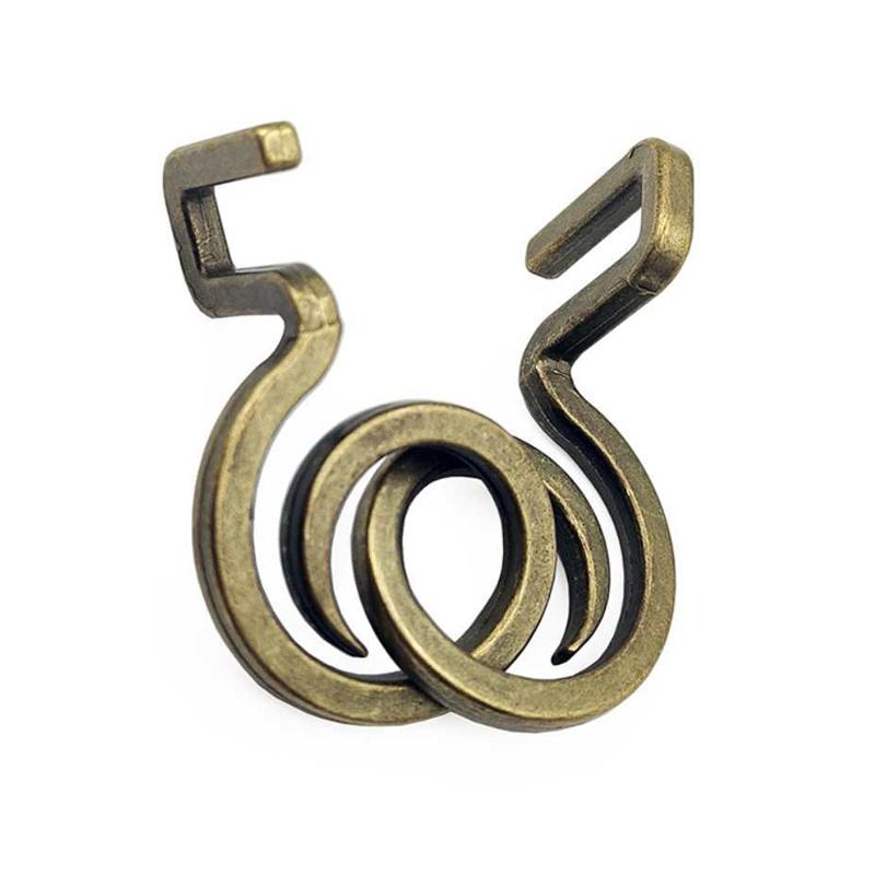 Educational Gifts Classic Magic Baffling Puzzles Metal Ring Brain Teasers for Adults Kids Teens IQ Logic Challenge Toys