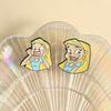 Goofy Amerikanischer Cartoon Zahnspangen Mädchen Emaille Pin Panisches Ohrenbedeckendes Anstecknadel Reversabzeichen Zubehör Schmuck Geschenke Für Freund