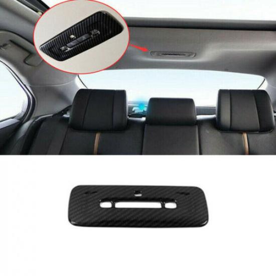 Carbon Fiber Rear Reading Light Lamp Cover Trim For Toyota Camry 2018-2021
