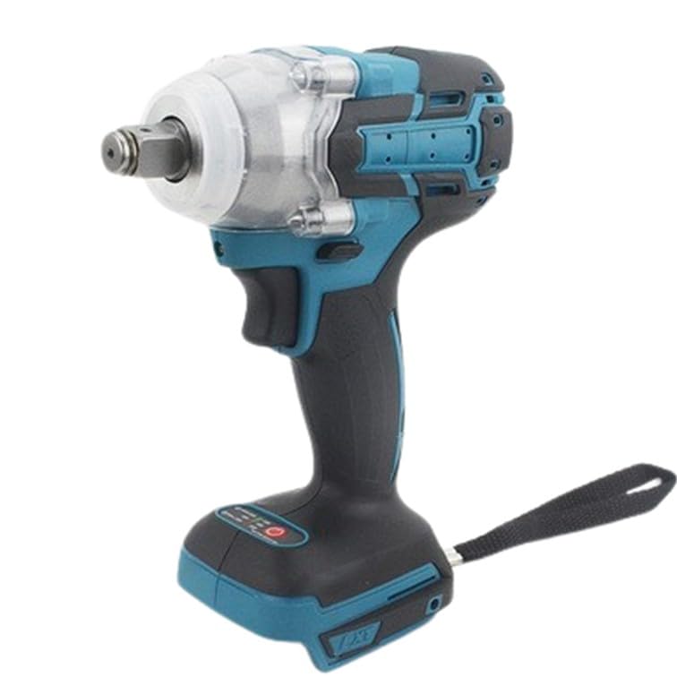 

New Model Impact 18V Brushless Makita Tire Hex Impact Makita Powerful 18V Body Only 1/2 Wrench, Motor, Compatible, Cordless, Rechargeable, Electric, синій