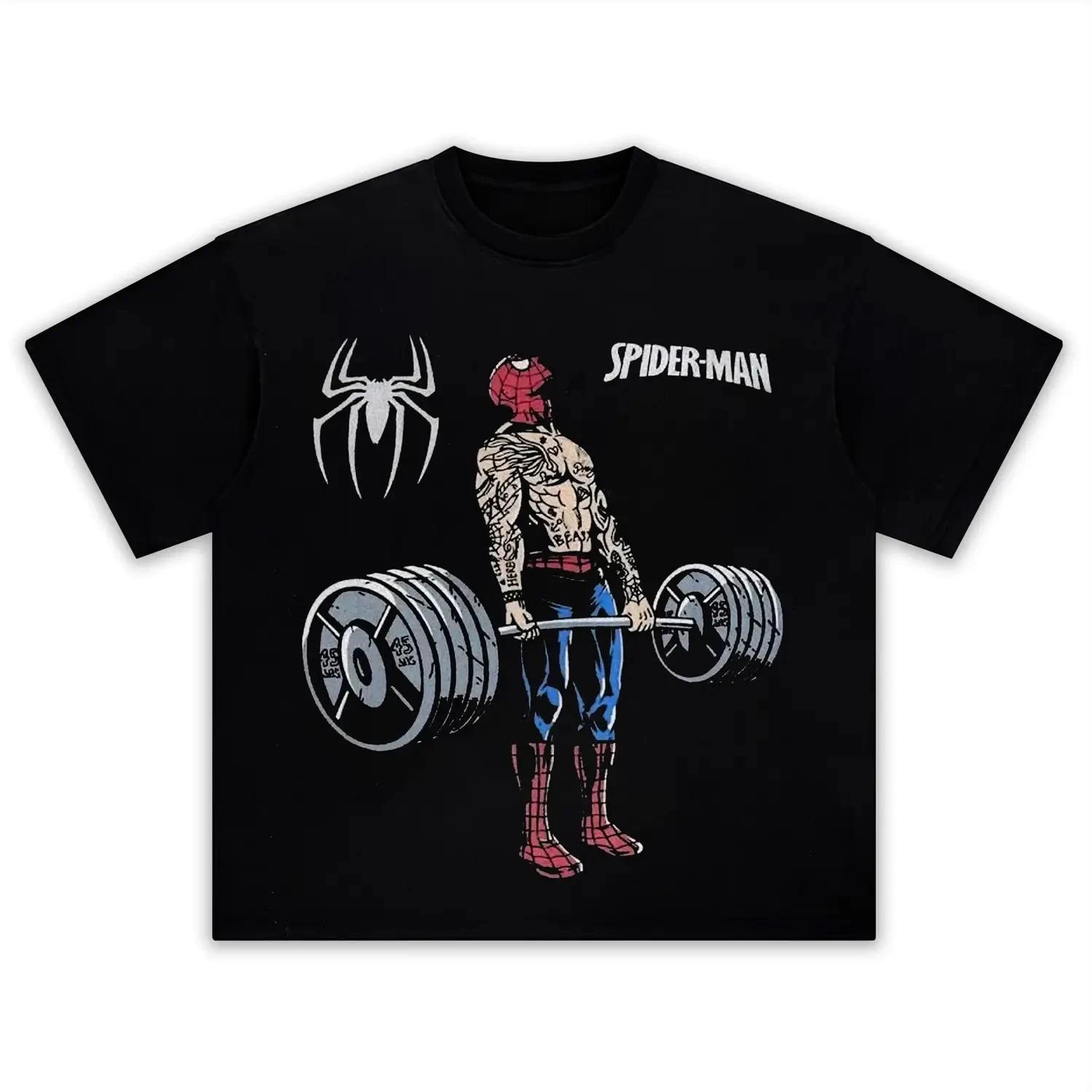 

Бавовняна унісекс футболка Spider Man Brand New Day 2026 Фільми Marvel З круглим вирізом Y2K З коротким рукавом Чоловіча Жіноча Літня Футболка Подарунок для Фаната XXL бежевий