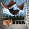 Zweischichtige Zwischenlage Kleine Haustier Hängematte Nest Hängendes Schlafbett für Hamster Eichhörnchen