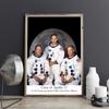Space Wall Art Oil Painting Apollo Lunar Astronaut Mural Drawing Room Classical Poster and Printing